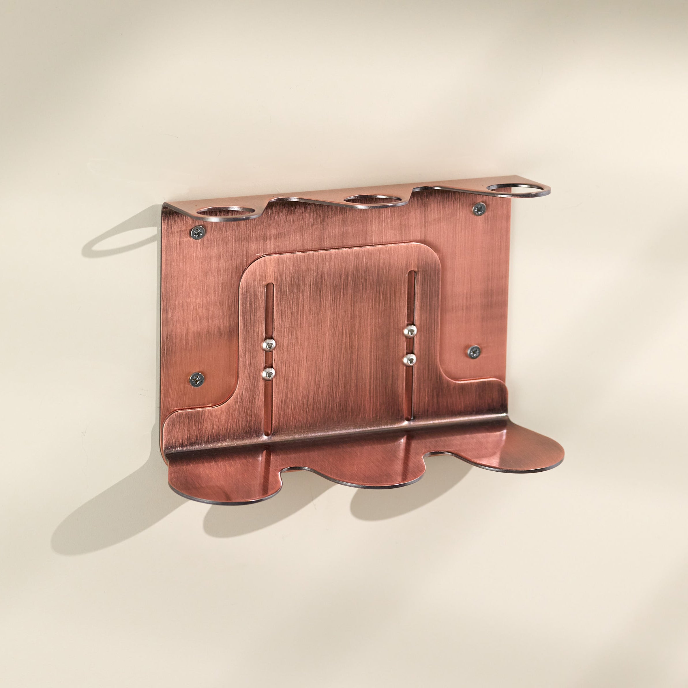 Copper Triple Bottle Holder