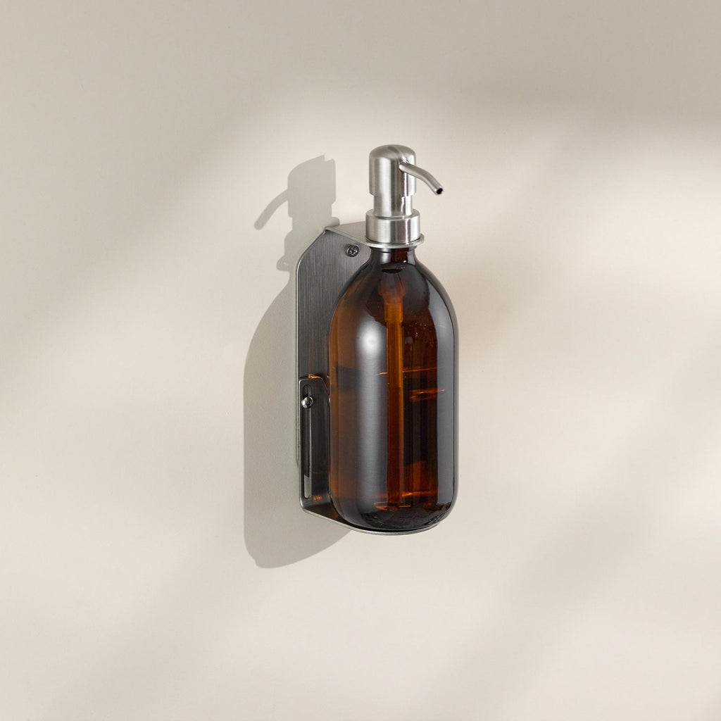 Nickel Single Wall Mounted Soap Dispenser